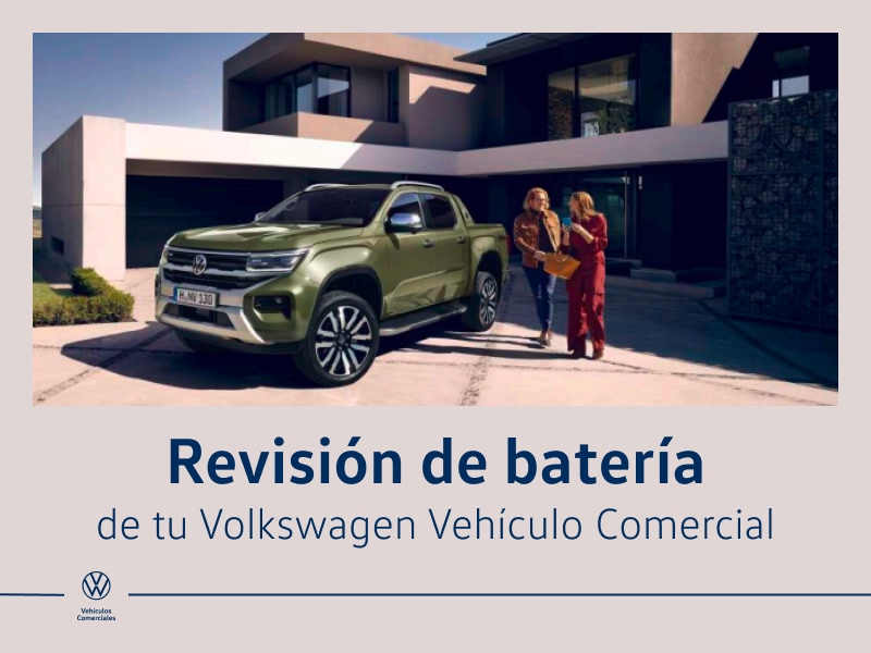 Comprueba la batería de tu Volkswagen Vehículo Comercial
