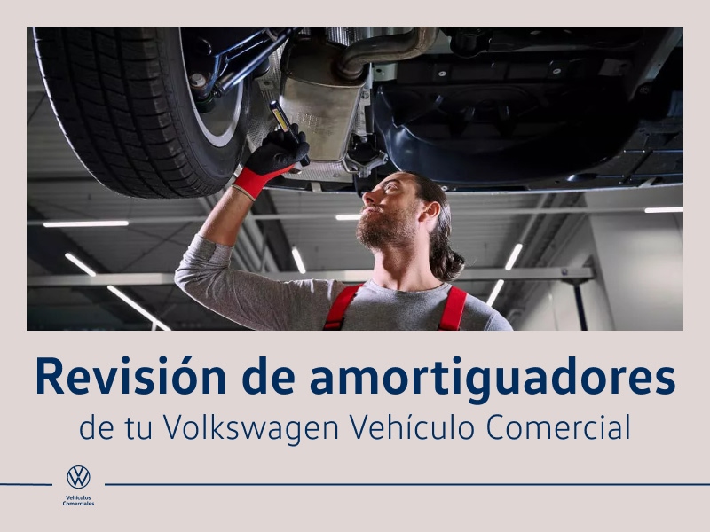 Revisa los amortiguadores de tu Volkswagen Vehículo Comercial