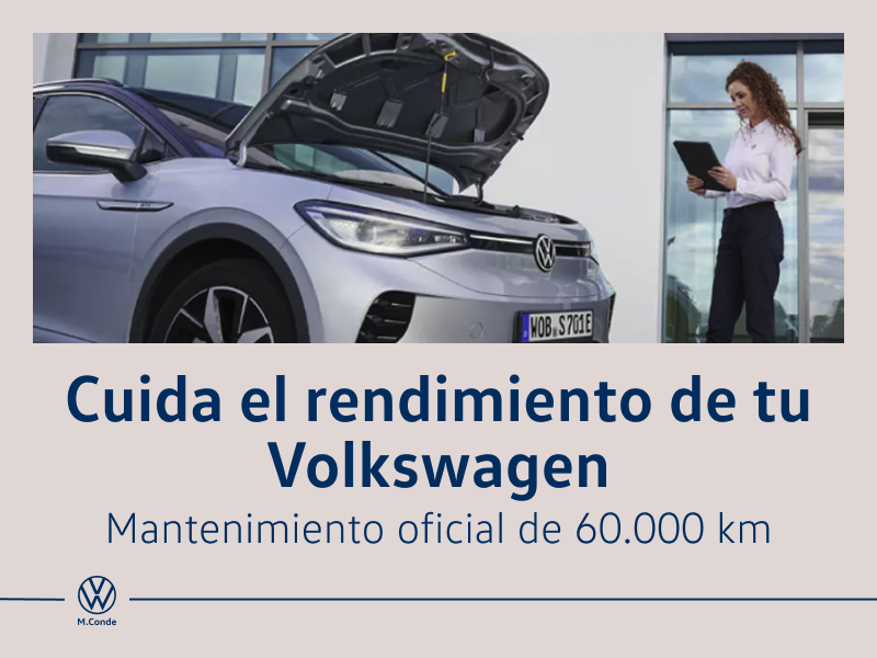 Mantenimiento oficial de 60.000 km para tu Volkswagen