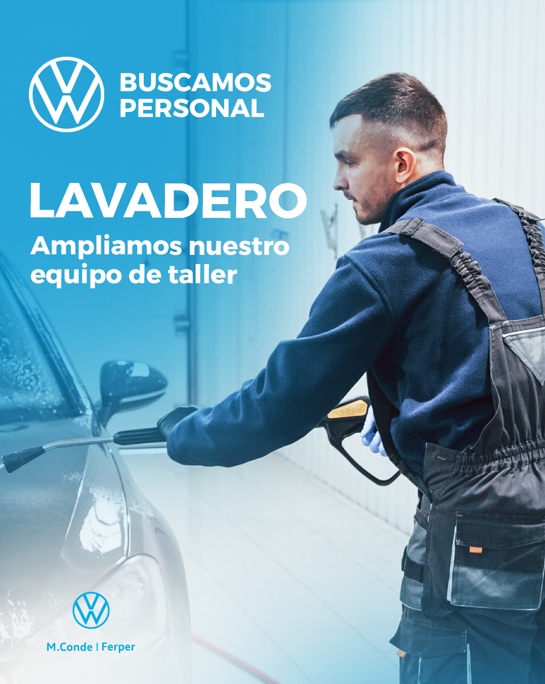 Personal para lavadero